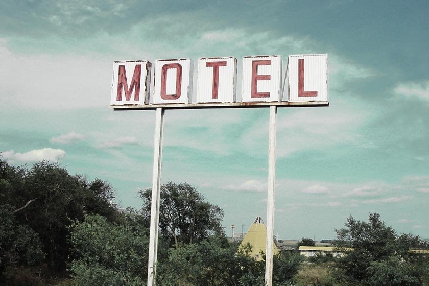 Motel ,Sign Milford, NE, Милфорд