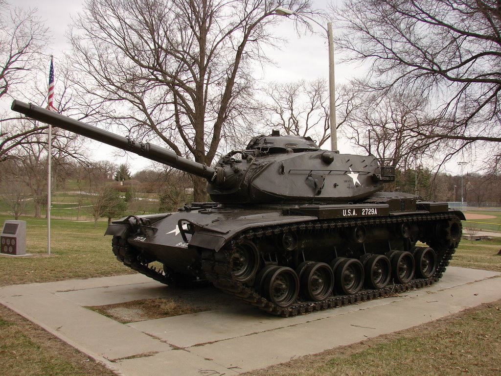 Tank in Steinhart Park, Небраска-Сити