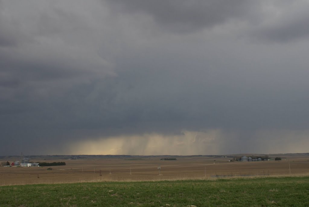 Merna, NE: Storm Rising in Custer County, Оффутт база ВВС