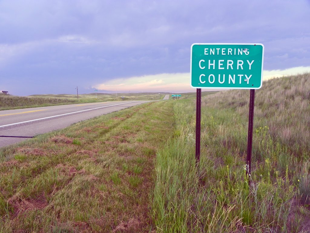 Entering Cherry County,  Nebraska, Оффутт база ВВС