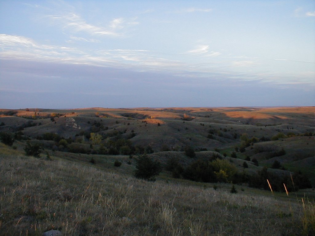 NE View in Dry Valley, Custer Co, NE, Оффутт база ВВС