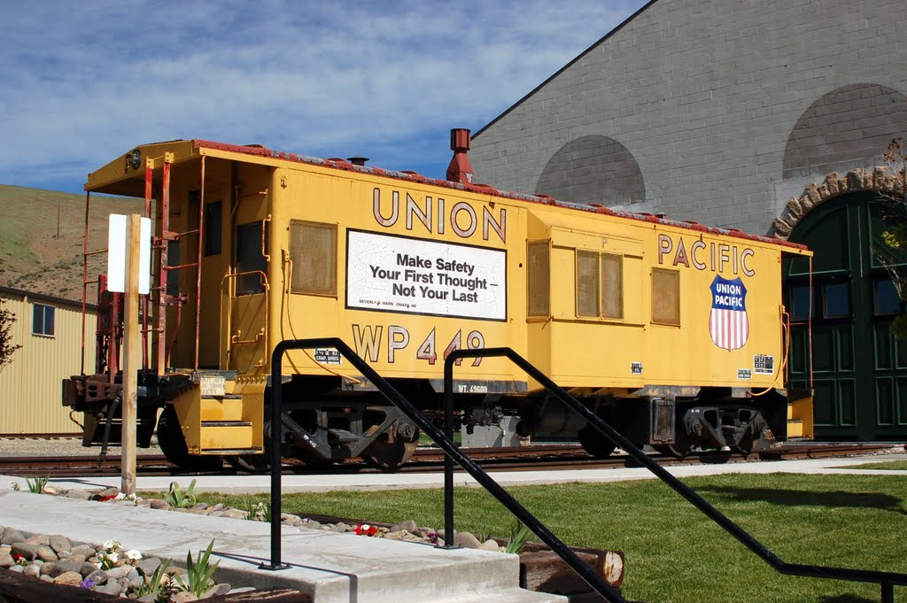 Union Pacific Caboose No. WP 449 at the Nevada State Railroad Museum, Carson City, NV, Карсон-Сити