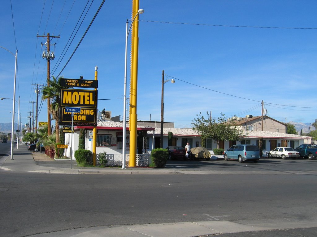 Branding Iron Motel,  Las Vegas  Looking towards the strip, Норт-Лас-Вегас