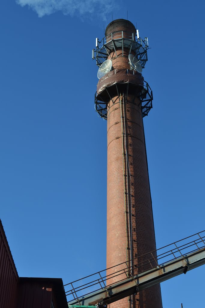 The smoke stack from the wood fired boiler., Конкорд