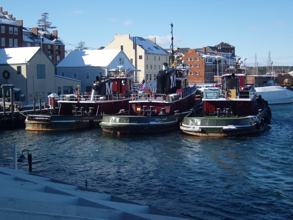 Tugboats, Portsmouth, New Hampshire, Портсмоут