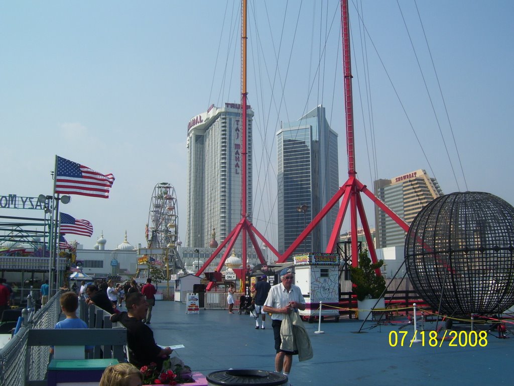Steel Pier view Atlantic City,New Jersey, Атлантик-Сити