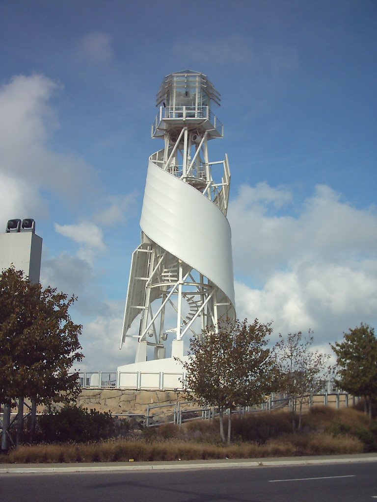 Atlantic City, NJ - Lighthouse sculpture along Atlantic City Turnpike, Атлантик-Сити
