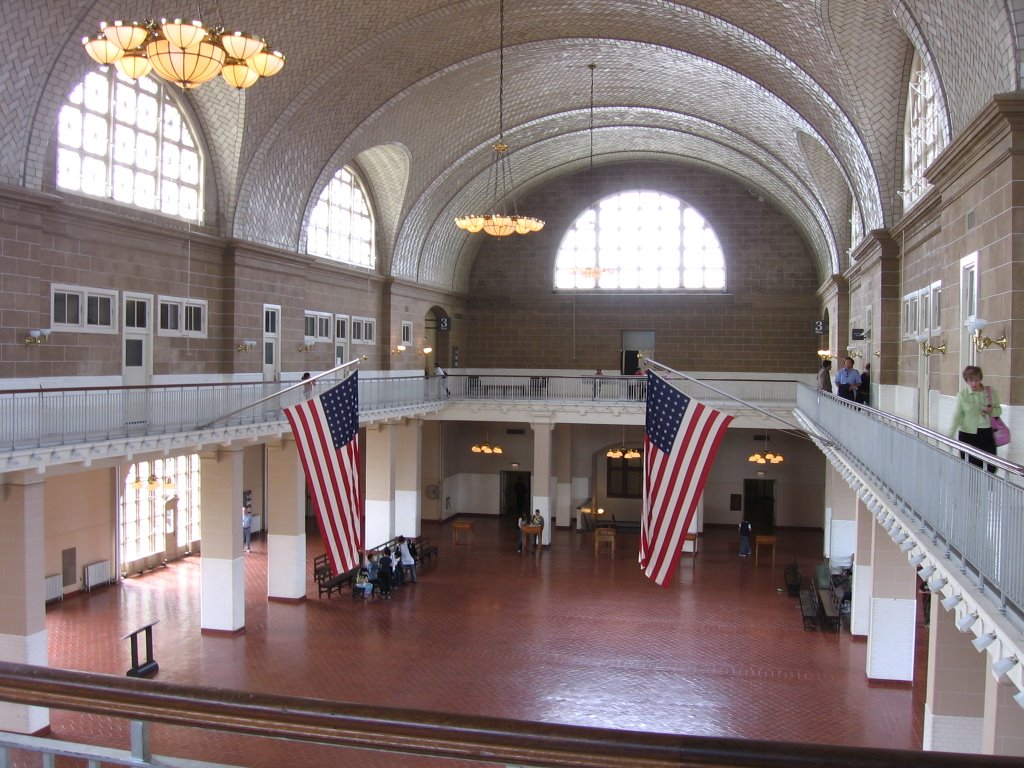 Great Hall, Ellis Island [003556], Джерси-Сити