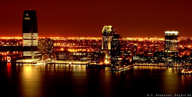 New Jersey skyline by night, Джерси-Сити