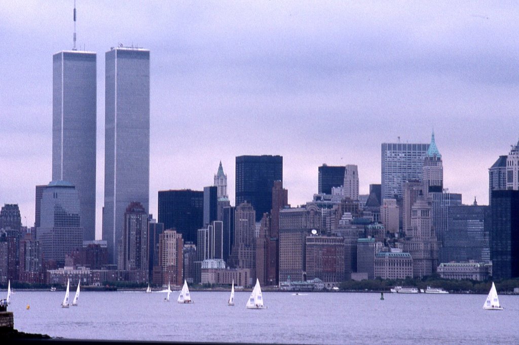 1994 9 New York Ellis Island, lower Manhattan, Джерси-Сити