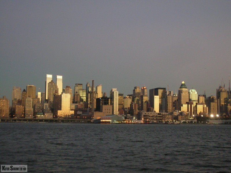 view of Manhattan from Jersey side, Норт-Берген