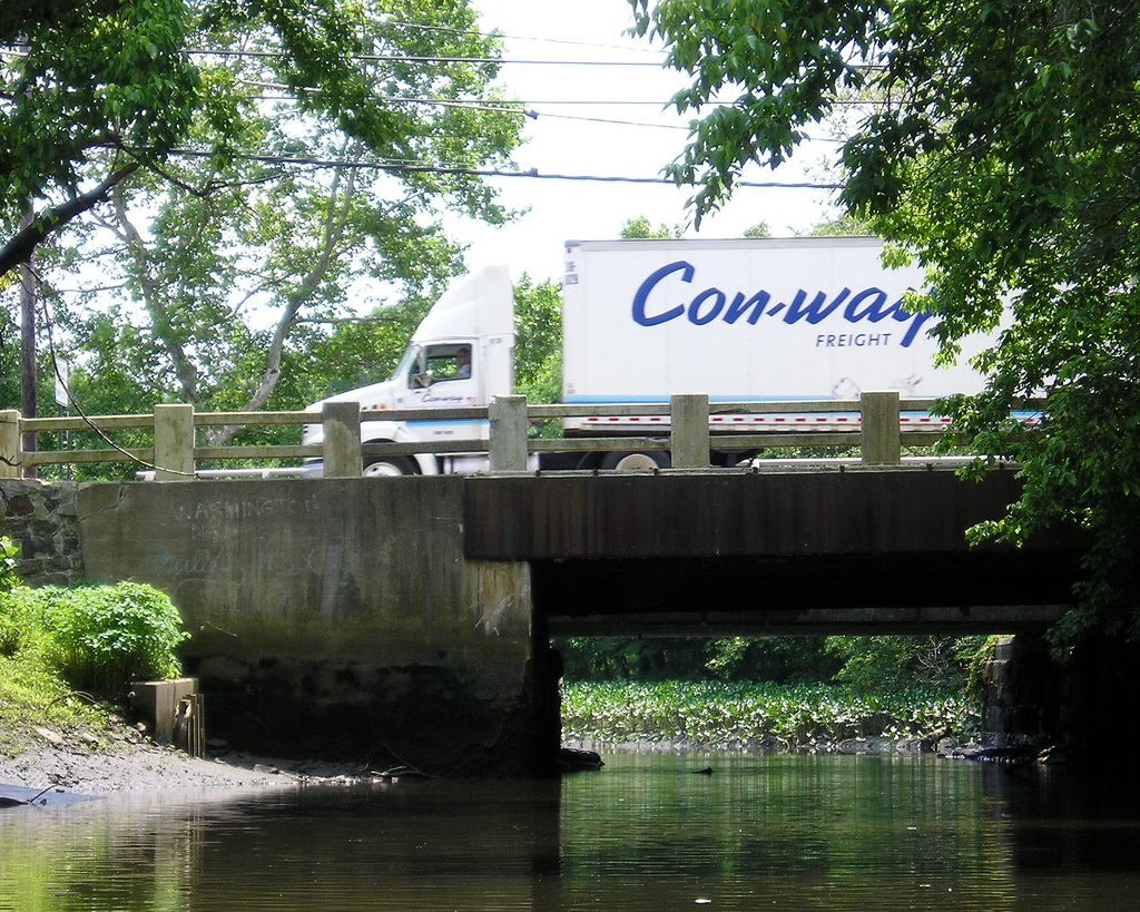 River Road Bridge over the Pompeston Creek, Burlington County, New Jersey, Пальмира