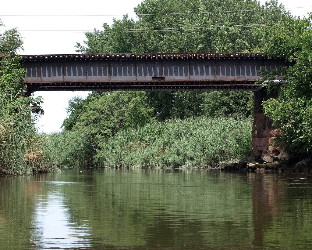 Railroad Bridge over Bellmans Creek, New Jersey Meadowlands, Риджефилд