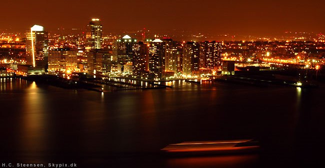 New Jersey skyline by night, Хобокен