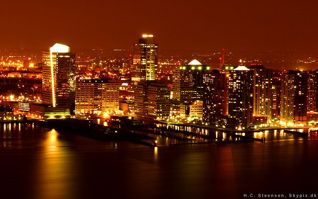 New Jersey skyline by night, Хобокен