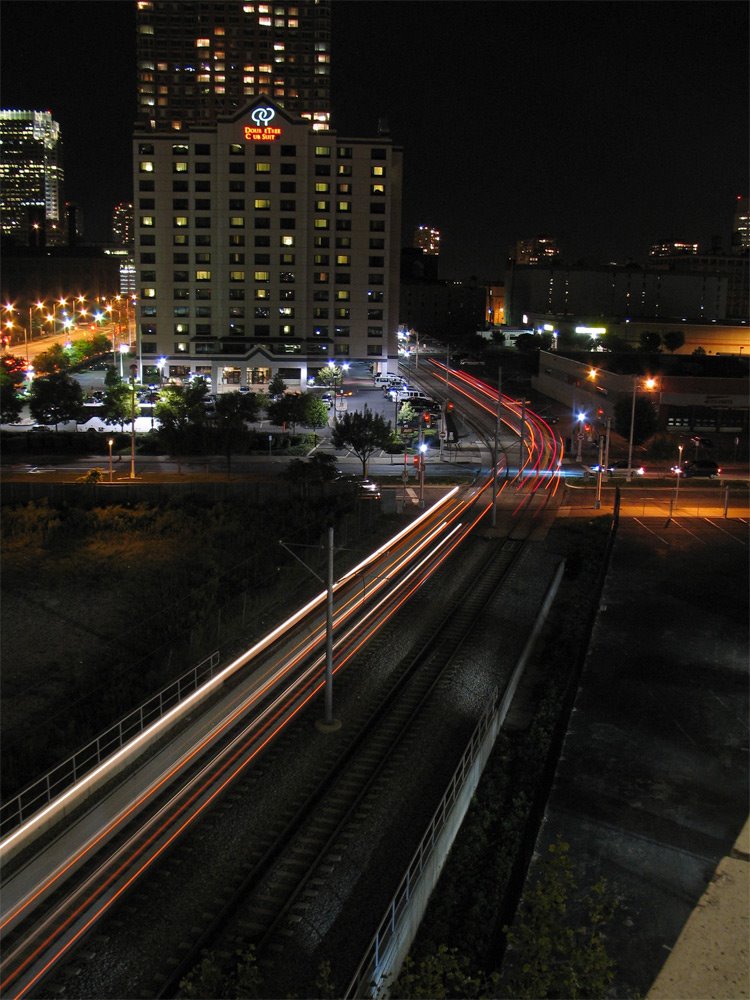 Light rail near Newport, Хобокен
