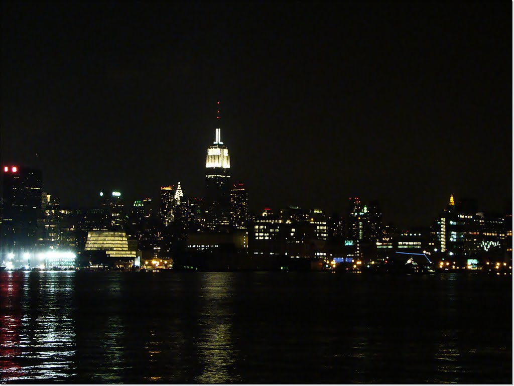 Unforgetable view to Manhattan from Hoboken, NJ, Хобокен