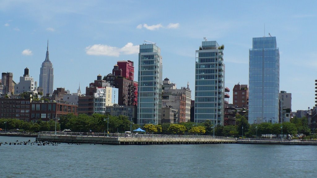 View from Hudson River Park, New York City, Хобокен