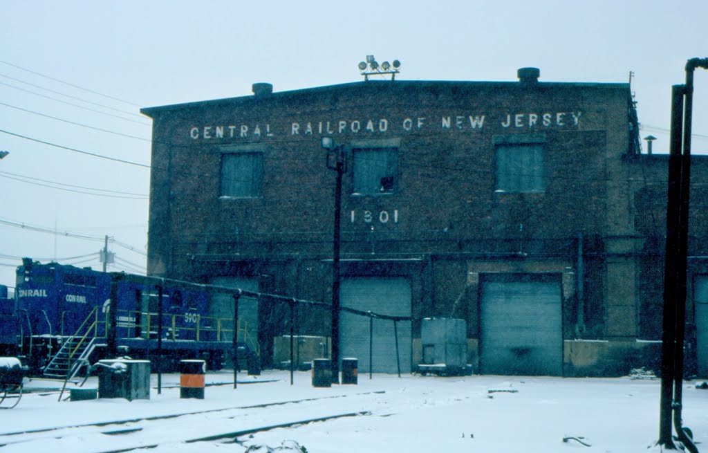Conrail, Ex Central Railroad of New Jersey, Shops at Elizabethport, NJ, Элизабет