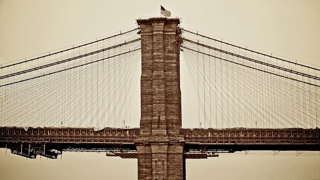 New York, The Brooklyn Bridge, Батавиа