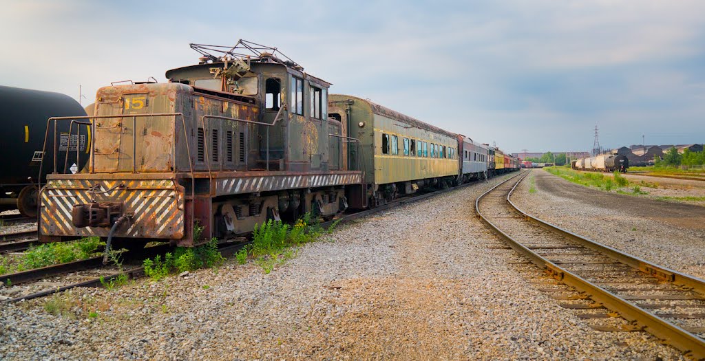 Old Locamotive and Cars, Бласделл