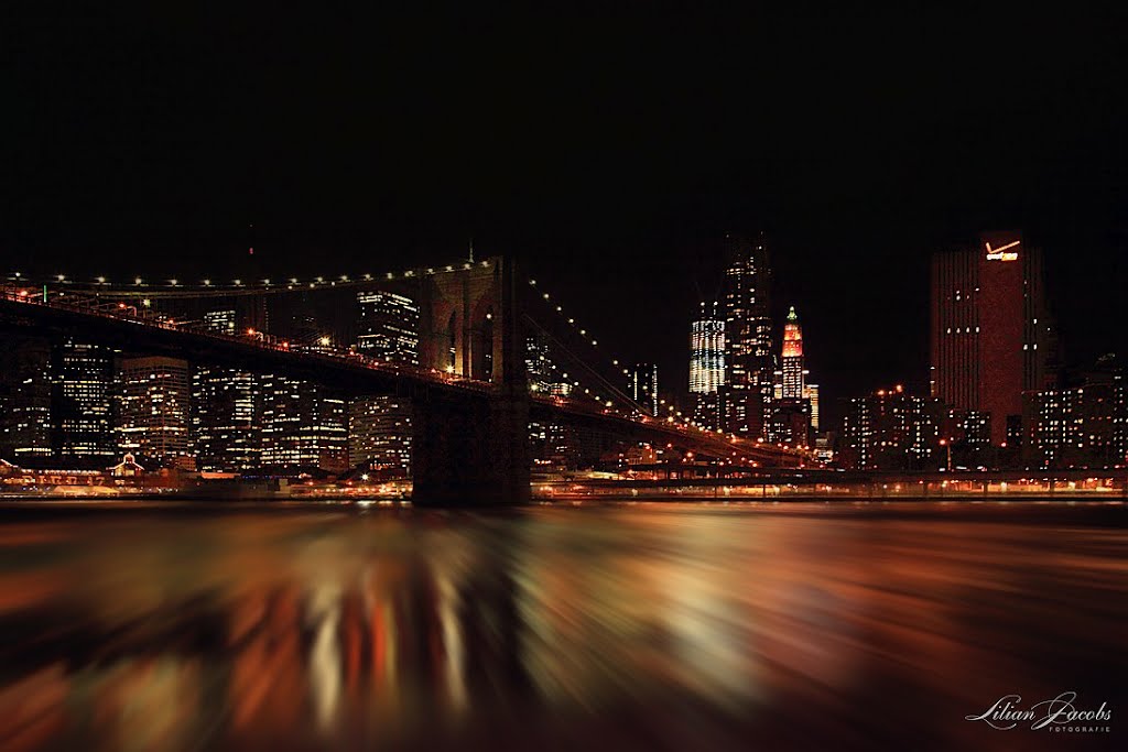 Brooklyn Bridge  , Manhattan   New York, Блаувелт