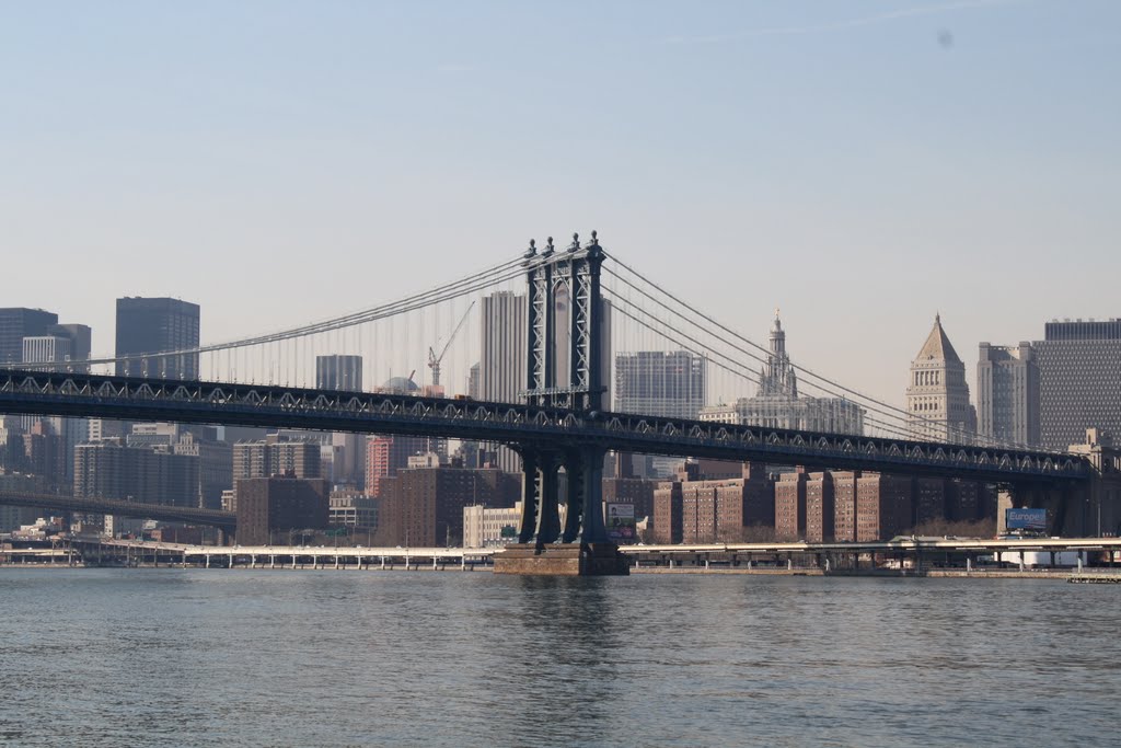 Manhattan Bridge, Manhattan., Бруклин