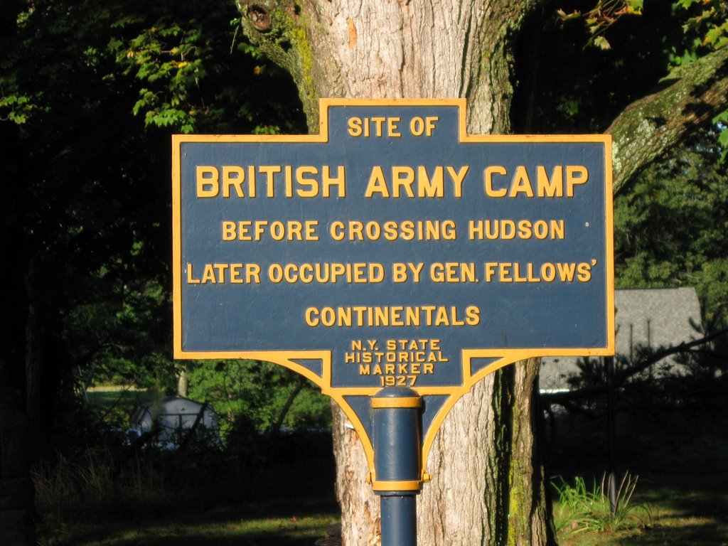 Revolutionary War Site - Battle of Saratoga - Camp of General Burgoyne and General Fellows position, Гейтс