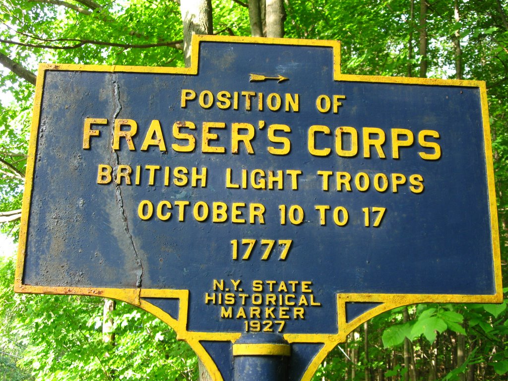 Revolutionary War Site - Battle of Saratoga - Frasers Corps, Гейтс