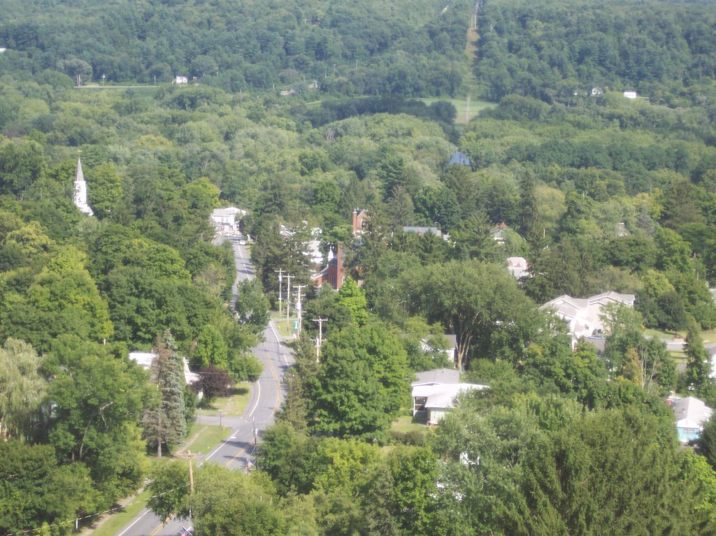 Schuylerville NY from Saratoga Battle Monument, Гейтс