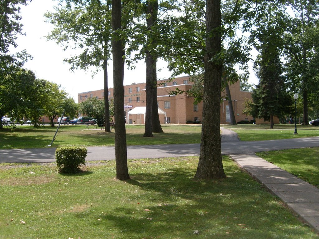 Looking toward Chatlos: Main Building of Davis College, Джонсон-Сити