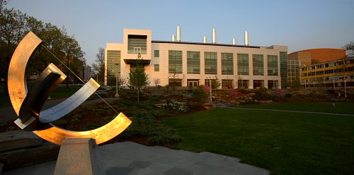 Cornell Duffield Hall and Sundial, Итака