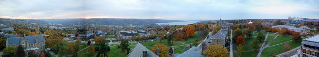 Cornell University at Ithaca from MacGraw Tower, Итака