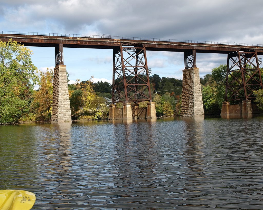 CSX Railroad Bridge over Catskill Creek, Catskill, New York, Катскилл