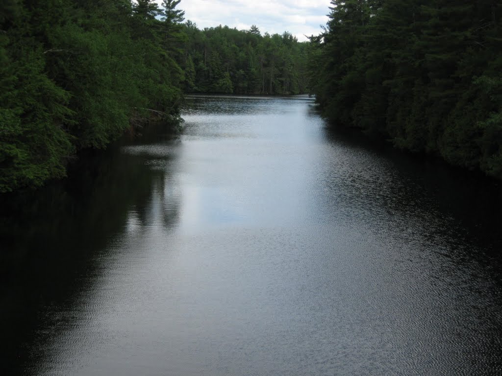 Saranac River from Kent Falls Bridge, Клинтон