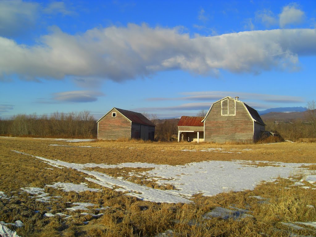 Barns near Cadyville, NY, feb 19, 2012, Клинтон