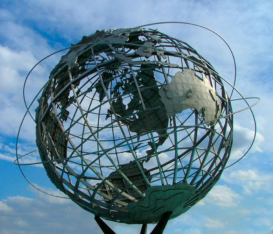 Unisphere in Flushing Meadows Park, in Queens, New York, Корона