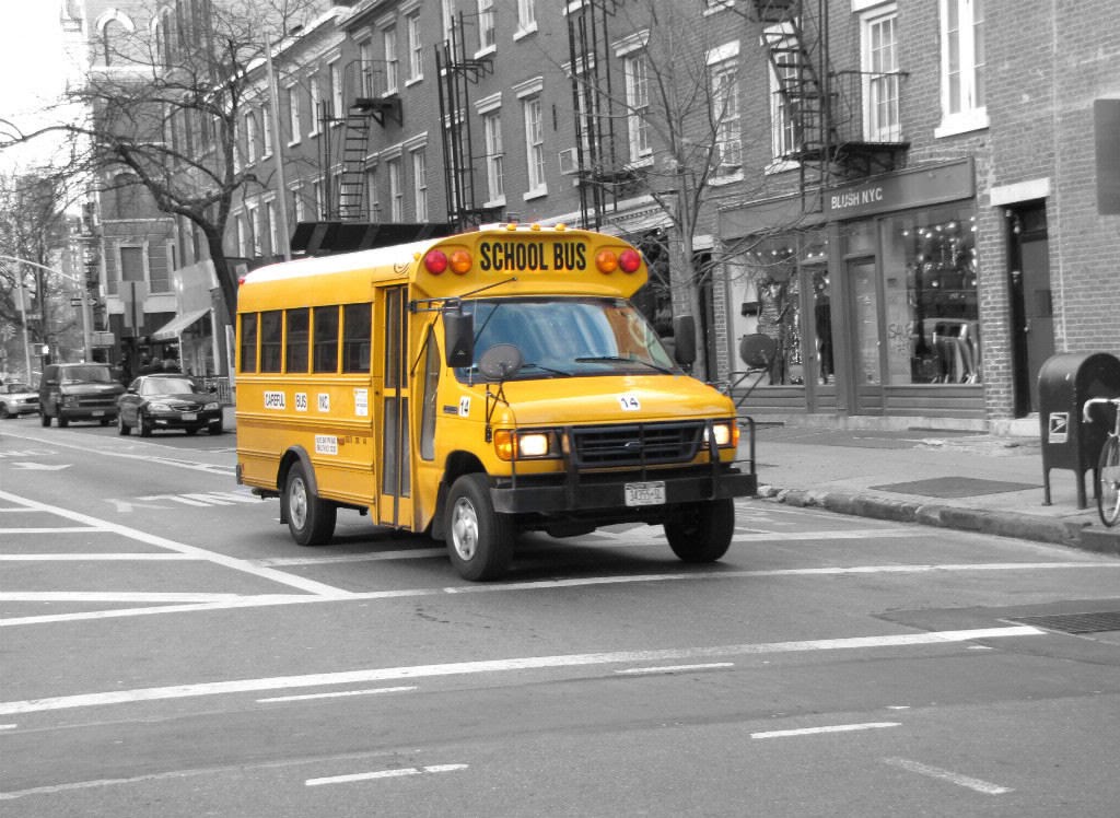School bus, Лонг-Айленд-Сити