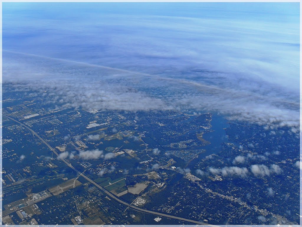 Long Island-view from the airplane, Миддл-Айденд
