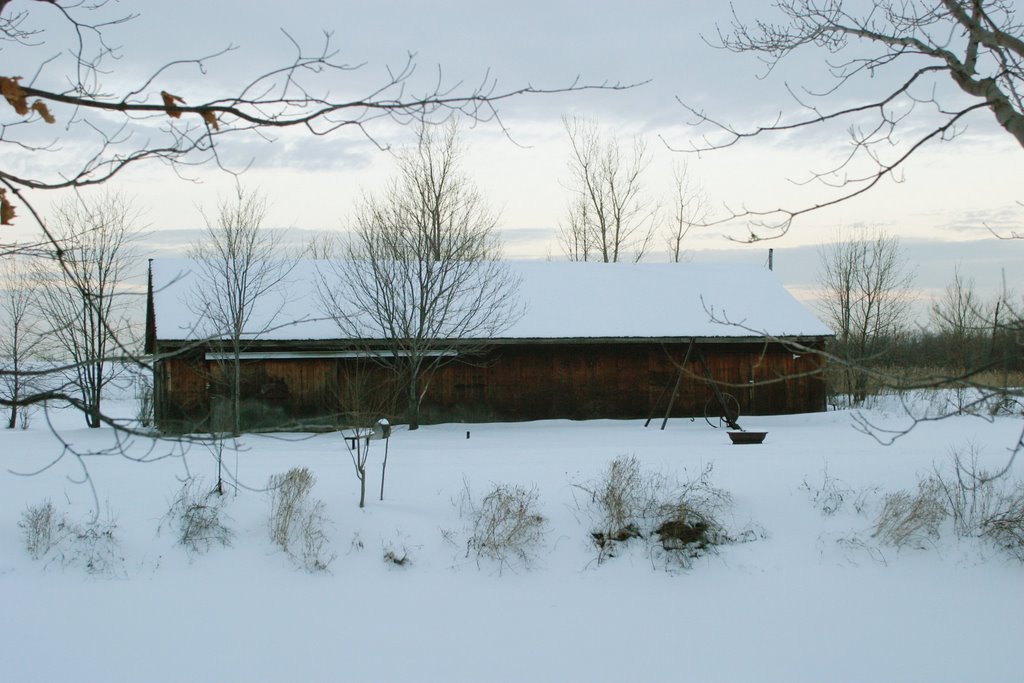 Old barn along the Erie Canal, Миноа