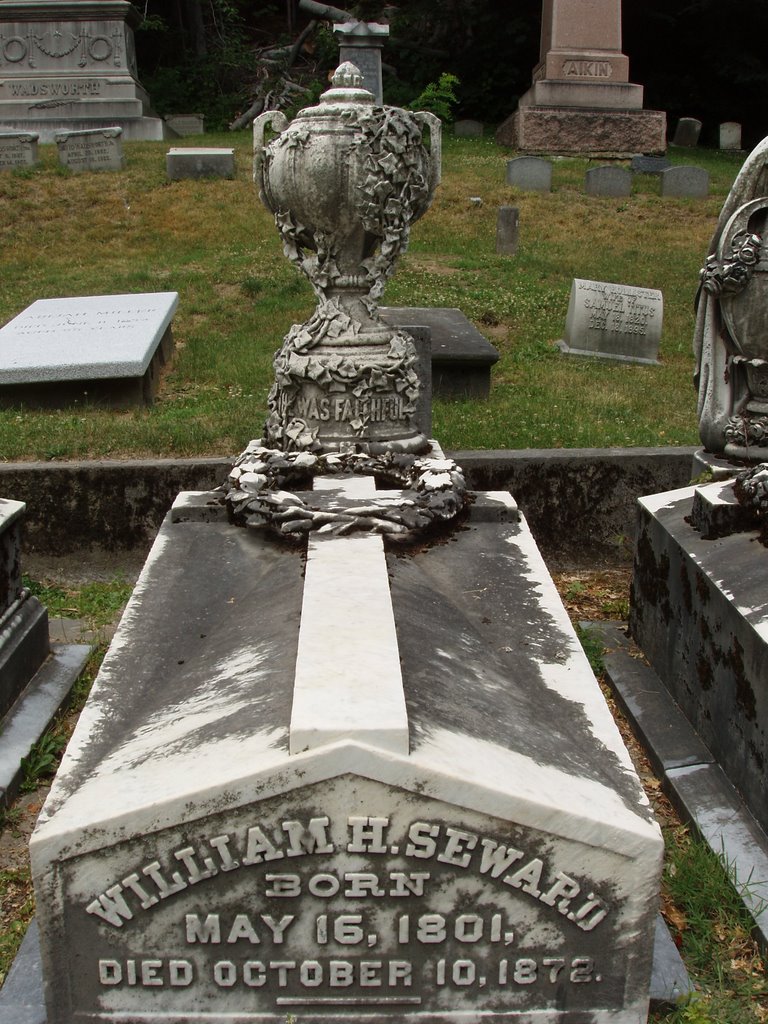 William Sewards grave, Оберн