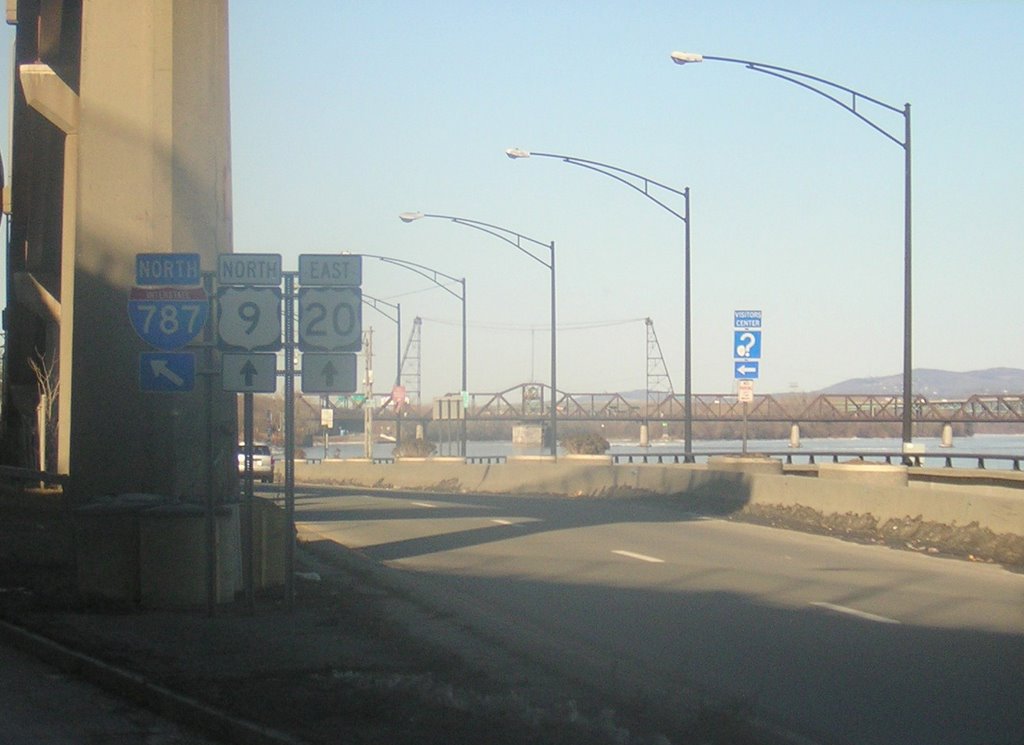 I-787 Entrance, 2-17-2009, Олбани