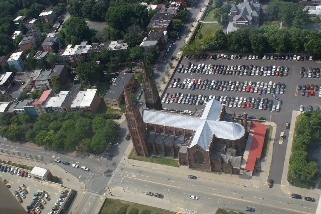 Cathedral of the Immaculate Conception (from 42nd floor), Олбани