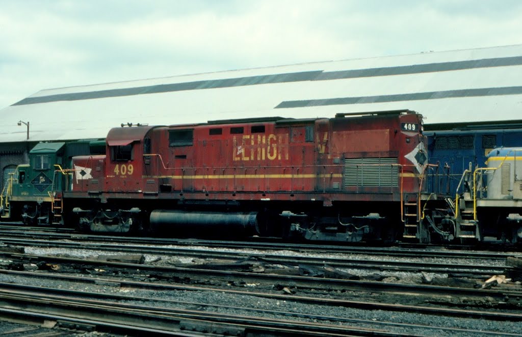 Delaware and Hudson Railway, Ex Lehigh Valley Railroad, Alco C420 No. 409 at Oneonta, NY, Онеонта