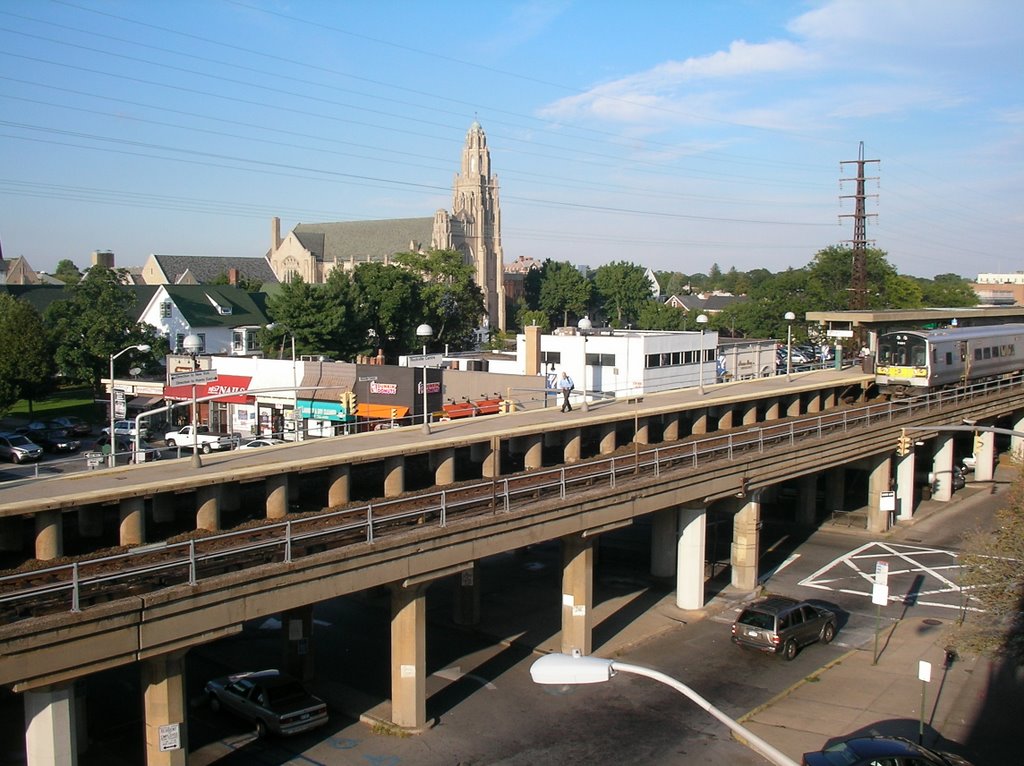 Rockville Centre Station mit Vorortbahn, Оушннсайд