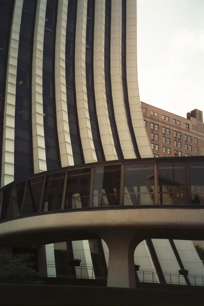 concrete curves, Chase Tower (First Lincoln Bank), Rochester, New York, Рочестер
