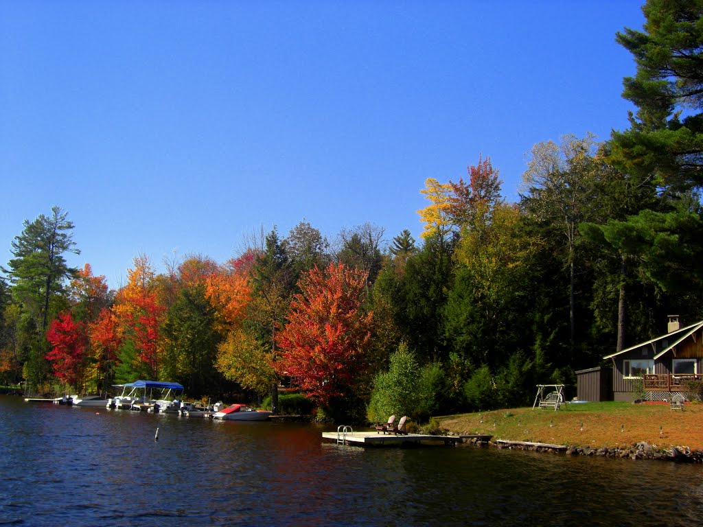 Lake Flower, Saranac Lake, NY, oct 2011, Саранак-Лейк