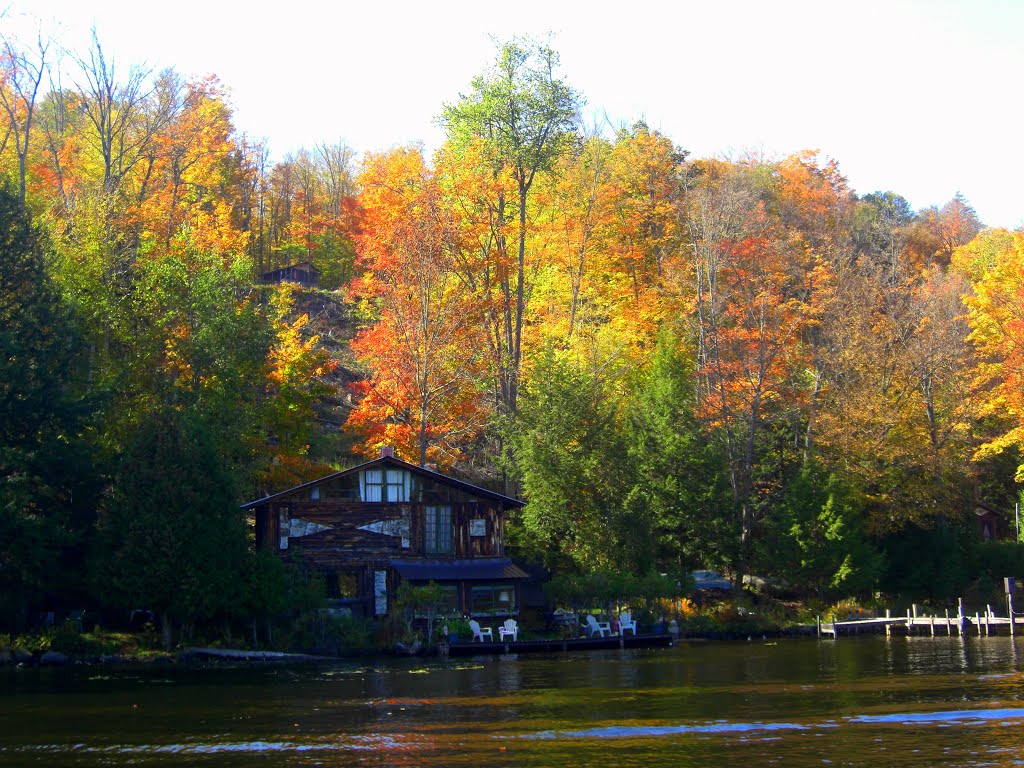 Lake Flower, Saranac Lake, NY, oct 2011, Саранак-Лейк