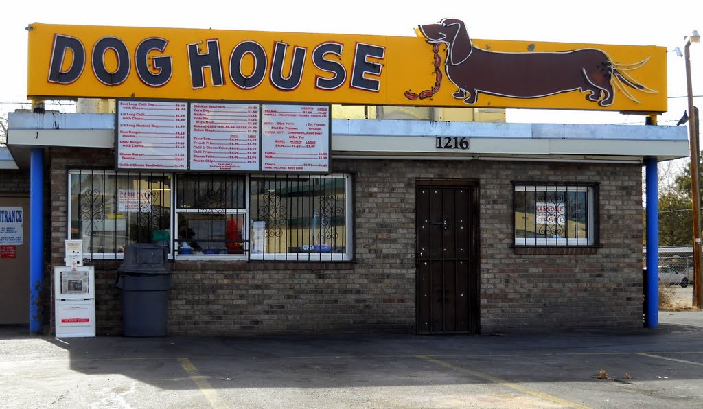 Dog House Drive In, 1216 Central Ave NW, Historic Route 66, Albuquerque, NM, Альбукерк