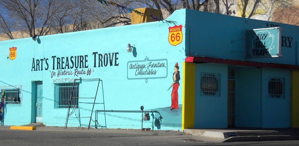 Arts Treasure Trove, Central Ave, Historic Route 66, Albuquerque, NM, Альбукерк